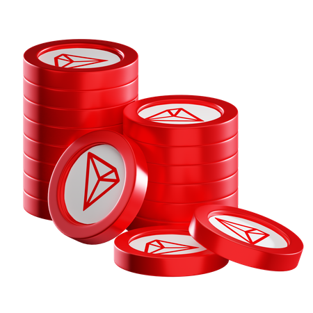 Piles de pièces trx  3D Icon