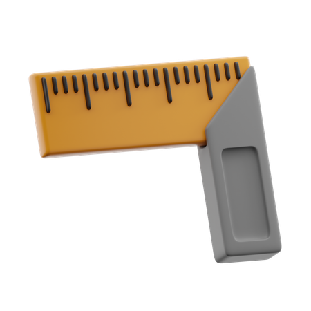 Try Square Tool  3D Icon