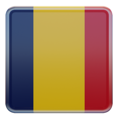 Tschad flagge  3D Flag