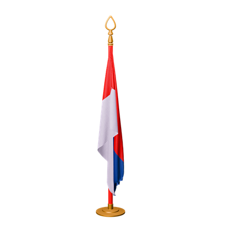 Tschechische Flagge  3D Icon