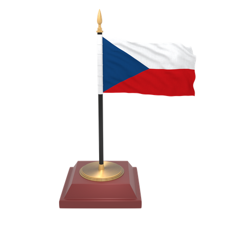 Tschechische Flagge  3D Icon