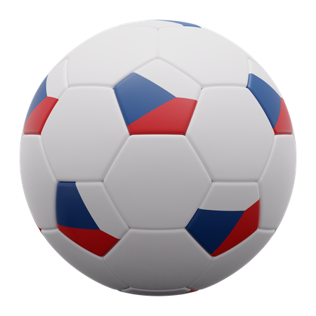 Tschechische Republik Ball  3D Icon