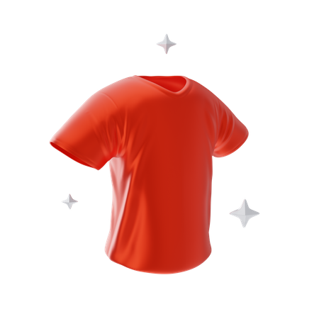 Tshirt rouge  3D Icon