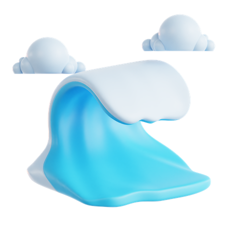 Tsunami  3D Icon