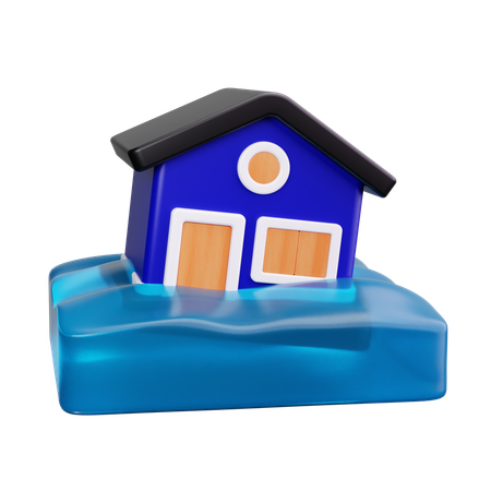 Tsunami  3D Icon