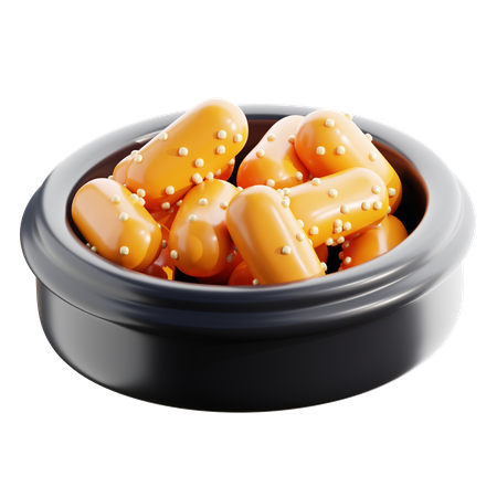 Tteokbokki  3D Icon