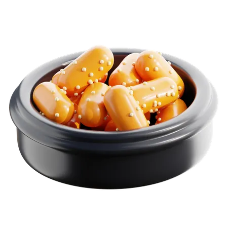 Tteokbokki  3D Icon