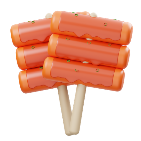 Tteokbokki  3D Icon