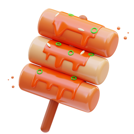 Tteokbokki  3D Icon