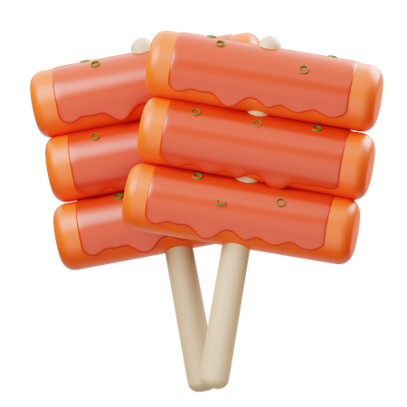 Tteokbokki  3D Icon