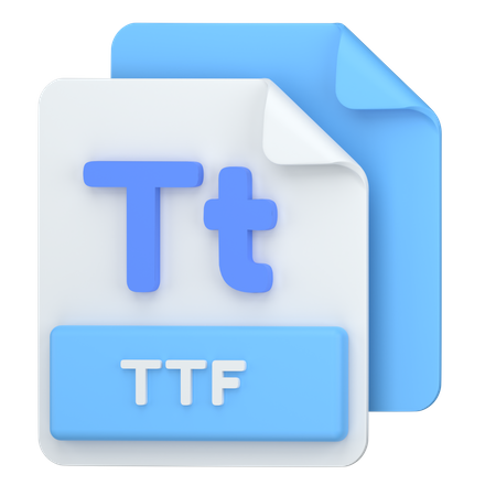 TTF  3D Icon