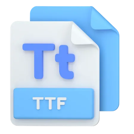TTF  3D Icon