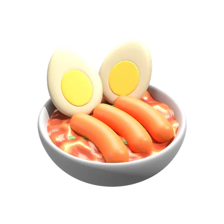 Ttoekbokki  3D Icon