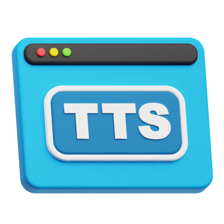 Tts Website  3D Icon