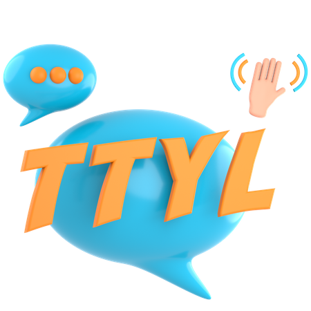 TTYL  3D Icon