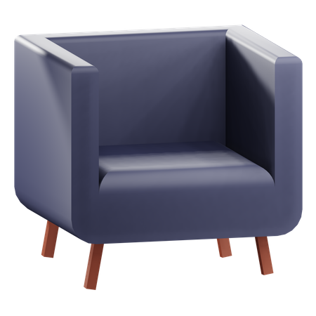 Tub Chair  3D Icon