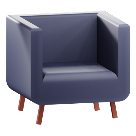 Tub Chair  3D Icon