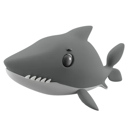 Tubarão  3D Icon