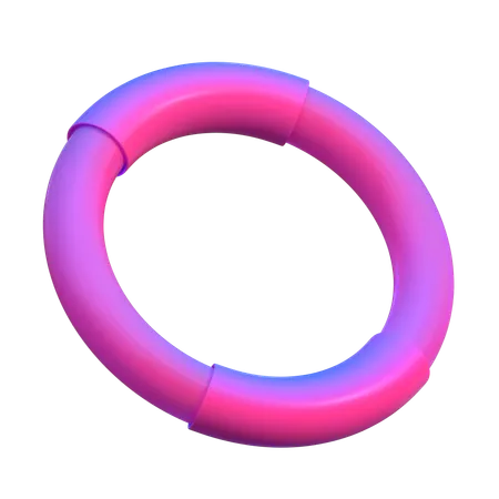 Tube Abstract Shape  3D Icon