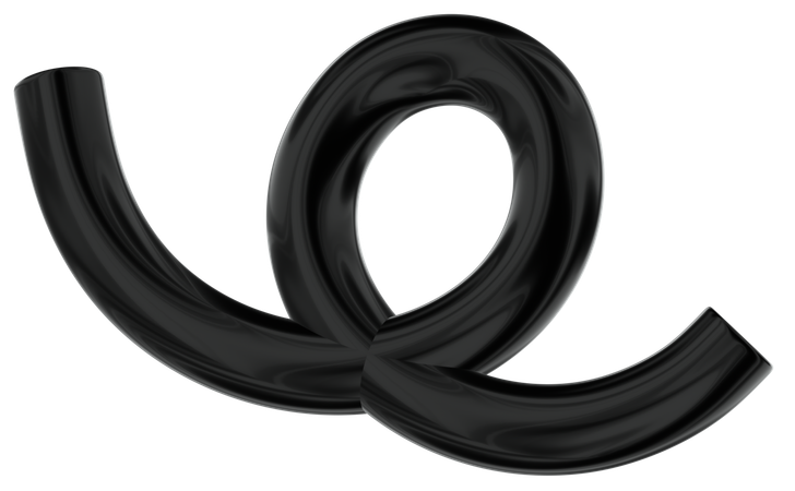 Tube Abstract Shape  3D Icon