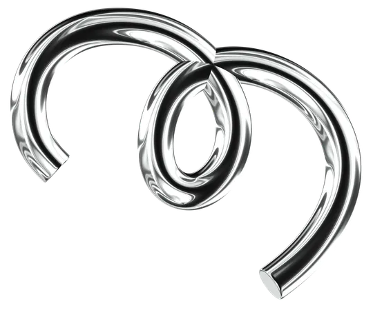 Tube Abstract Shape  3D Icon