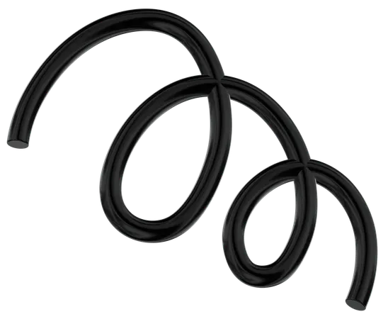 Tube Abstract Shape  3D Icon