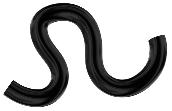 Tube Abstract Shape  3D Icon