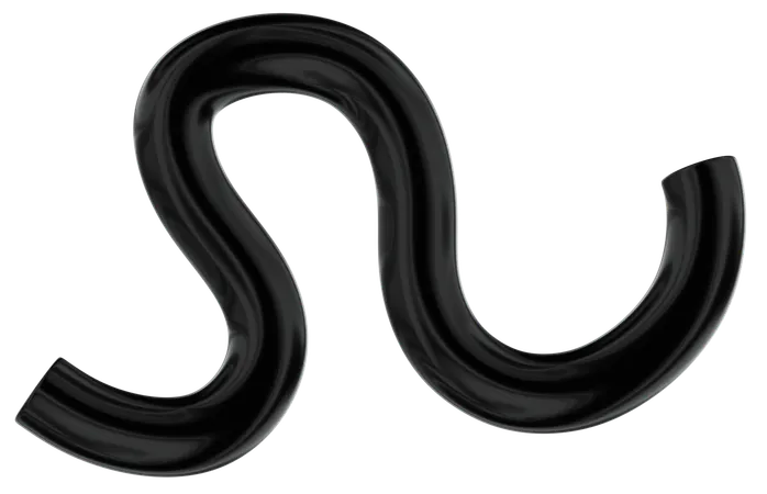 Tube Abstract Shape  3D Icon