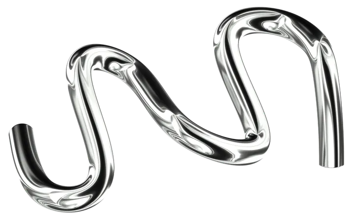 Tube Abstract Shape  3D Icon