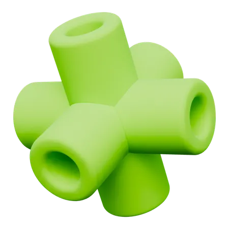 Tube Abstract Shapes  3D Icon