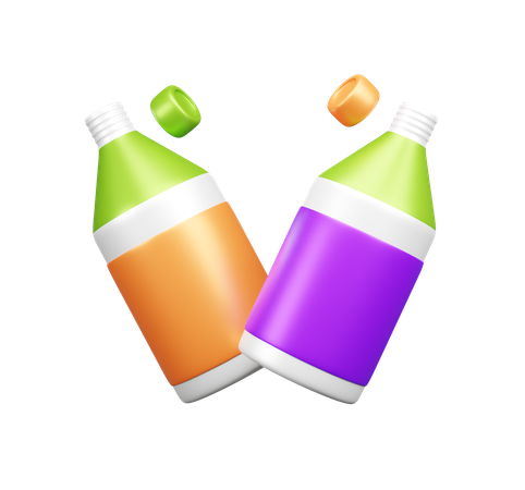 Tube de couleur  3D Icon