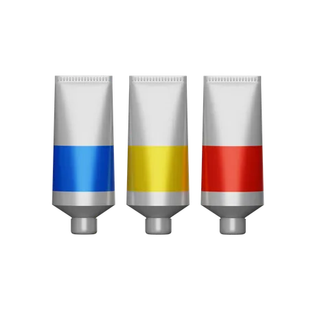 Tube de couleur  3D Icon