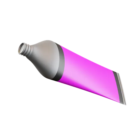 Tube de couleur rose  3D Icon