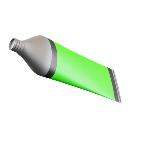 Tube de couleur verte  3D Icon