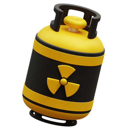 Tube nucléaire  3D Icon