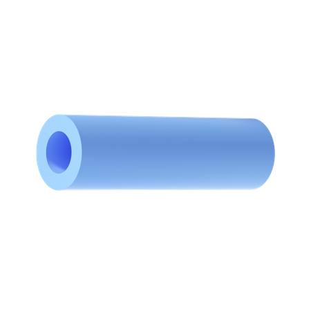 Tube Shape  3D Illustration