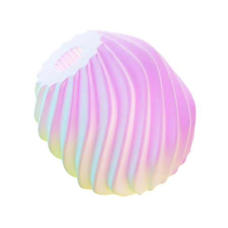 Tube Twist Abstract Shape  3D Icon