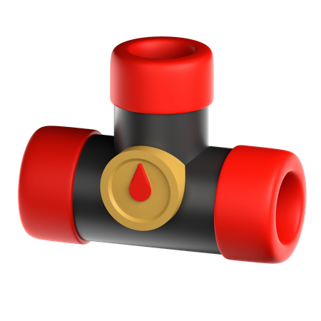 Tubería de gas  3D Icon