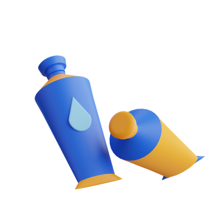 Tubes de couleur  3D Icon