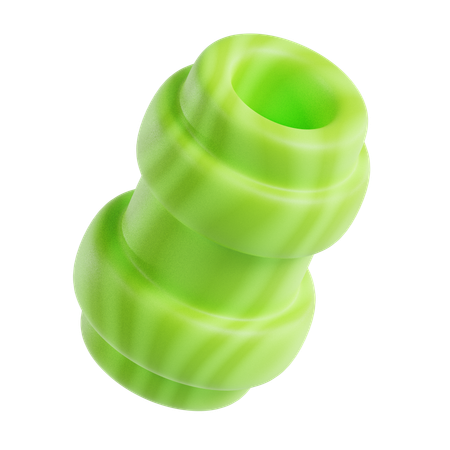 Tubo abstrato  3D Icon