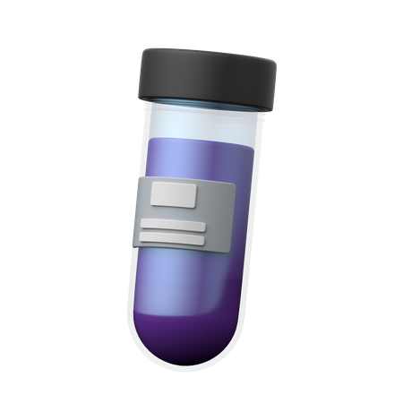 Tubo de amostra  3D Icon