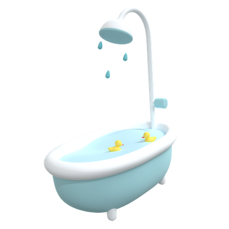 Tubo de baño  3D Icon