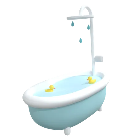 Tubo de baño  3D Icon