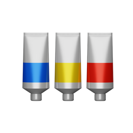 Tubo de color  3D Icon