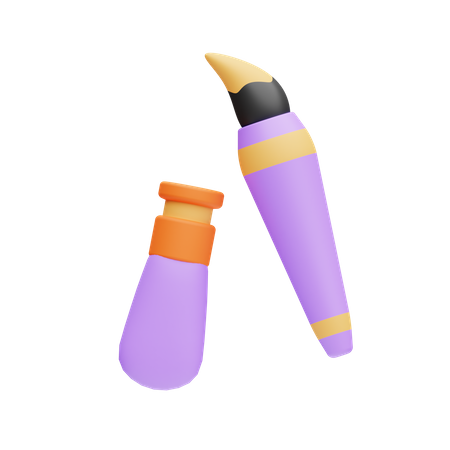 Tubo de color  3D Icon