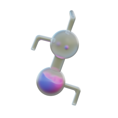 Tubo de ensaio de evaporação  3D Icon
