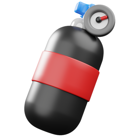 Tubo de oxigeno  3D Icon