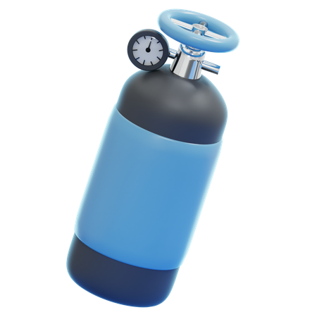 Tubo de oxigeno  3D Icon