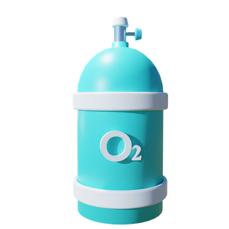 Tubo de oxigeno  3D Icon