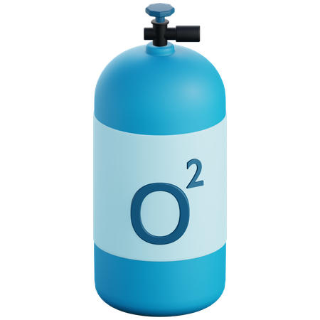 Tubo de oxigeno  3D Icon